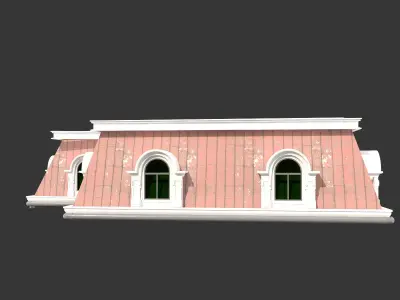 Mansard Roof 2 3D model