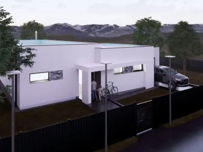 Family House 1 Low-poly 3D model