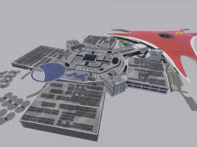 Abu Dhabi 3D model