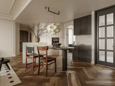 apartment interior scenes  3D model shop