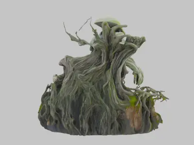 Ancient Statue 3D Model Low-poly 3D model buy