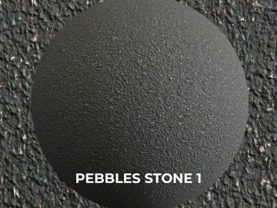 PEBBLES STONE PACK 10 PBR TEXTURES 8K 4K Texture