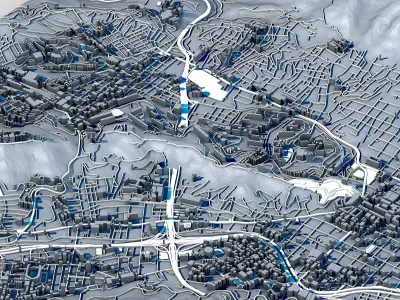 Caracas Cityscape Venezuela  3D model