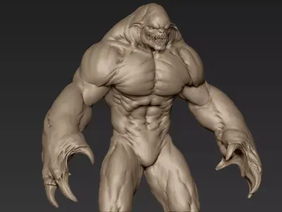 Chimera Creature 3D model