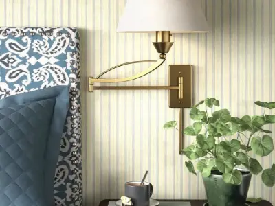Mankin Swing Arm Sconce 3D model purchase