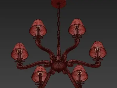 Visual Comfort Alexa Hampton Myrna Chandelier 3D model