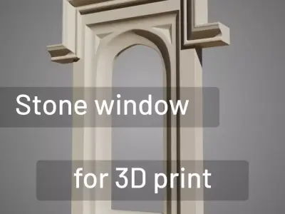 Stone window - 3D printing 3D print model