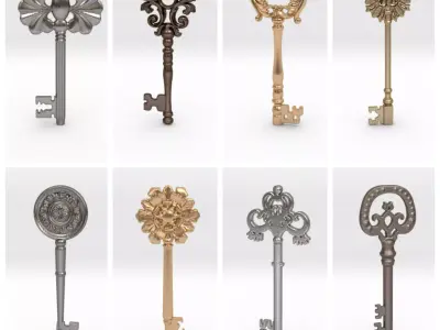 Keys Pack II 3D print model