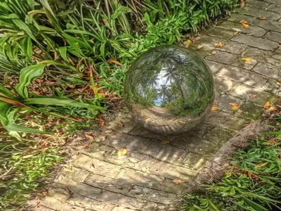 Tropical Jungle Beach Pat Low-poly 3D model