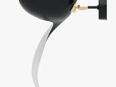 Serge Mouille Flame Sconces MSC-FLA 3D model
