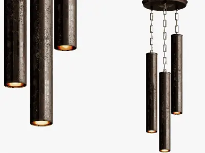 Arteriors Mitsuko Fixed Chandelier 3D model