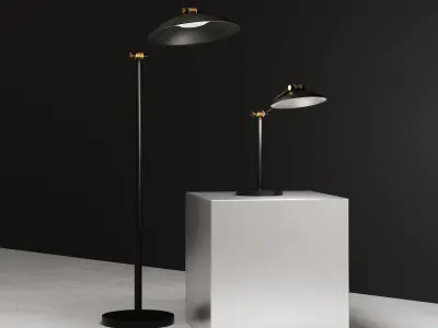 Philo Revida Modern floor lamp 3D model