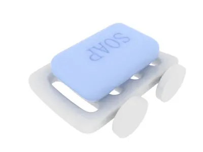 Soap Dish 01 3D model