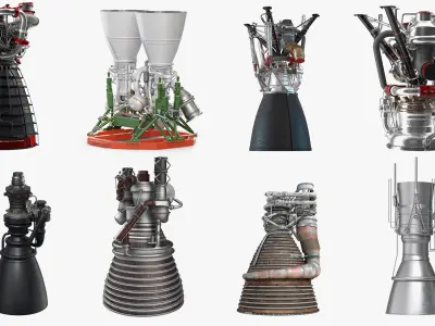  Rocket Engines Collection 7 