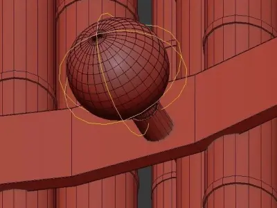 Saki chandelier 3D model