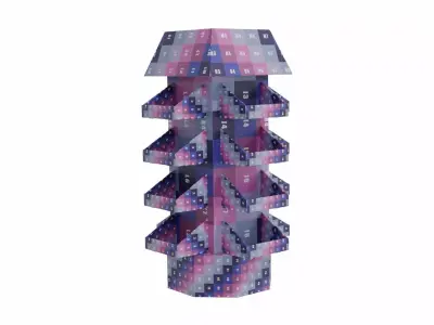 Point of Sale Cardboard Display Stand Texture