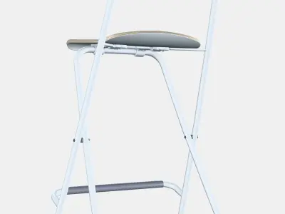 FRANKLIN bar stool foldable 1 Low-poly 3D model