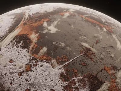 Planet Space Ready to game  Low-poly 3D model purchase