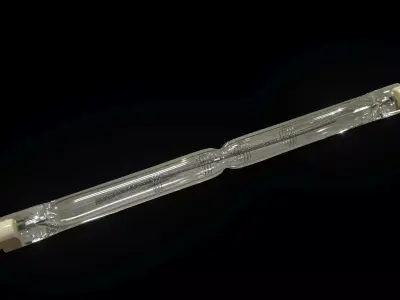 Linear Halogen Light Bulb 3D model