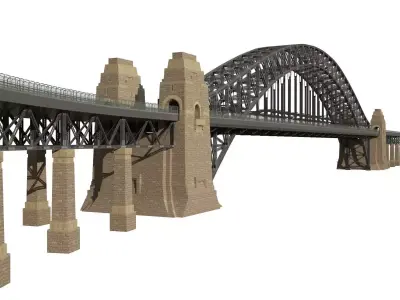 Sydney Harbour Bridge 3D model