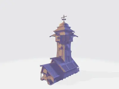 Vikings church 3D print model