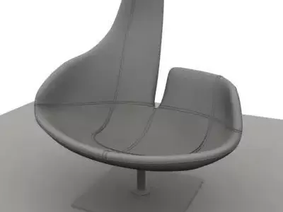 Fjord grey Scanline 3D model