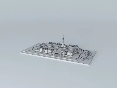 LDS. Temple Louisville Kentucky. Templo Mormon. 76th operatin... Free 3D model