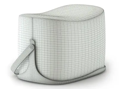 Hermes ottoman 3D model