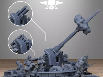GrimGuard Light Artillery 2 3D print model