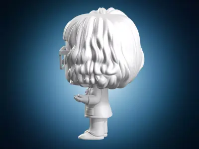 Edna Mode Incredibles Funko Pop Style Figure 3D print model