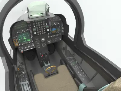  Light Attack Jet with Glide Bomb and Pods Gray 