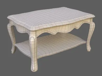 SubD - Stylized Table 3D model