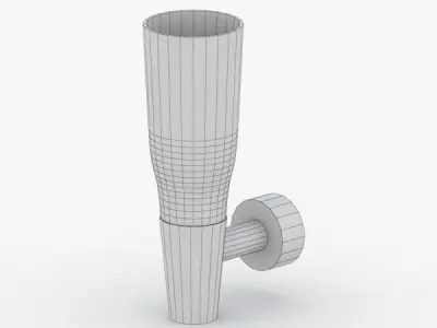 1467 - Bra Lamp Low-poly 3D model