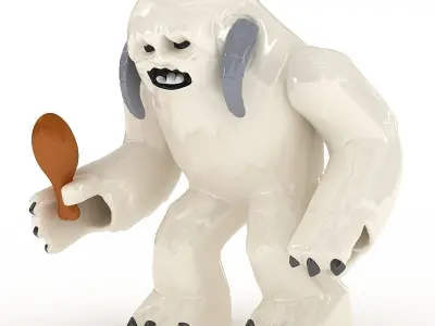 LEGO Minfigure Wampa 3D model