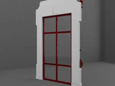 Baroque Door 3D model