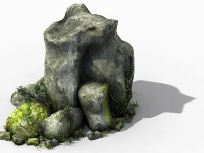 Explore the mountains - Rocks 05 3D model
