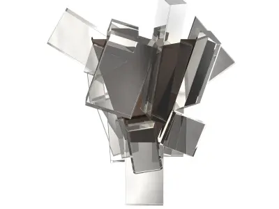 Ice Crystals Sconces 3D model