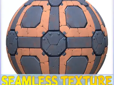 SciFi Seamless Texture Texture 54