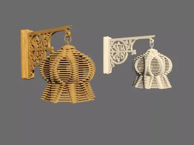 Wall Light 3D model 12