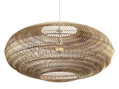 Aliexpress rattan chandelier set 3D model
