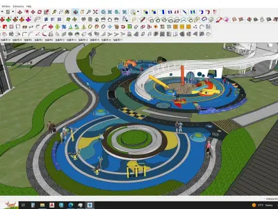Residential construction 3d sketchup model 3D model