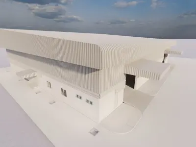 Warehouse-Warehouse Building 3D model