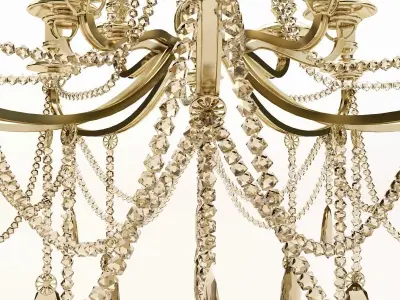 Classic Chandelier 5 3D model