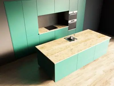 66-Kitchen6 matte 6 3D model
