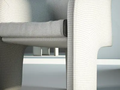Furniture Armchair 002 3D model