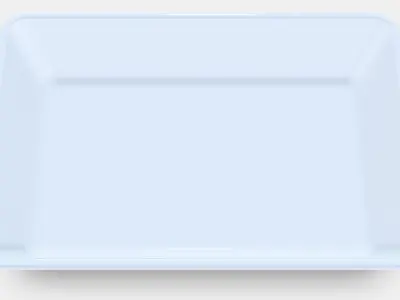 MIXTUR Oven-serving dish Low-poly 3D model