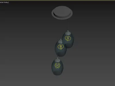 ESCORIHUEL Suspension lamp 3D model