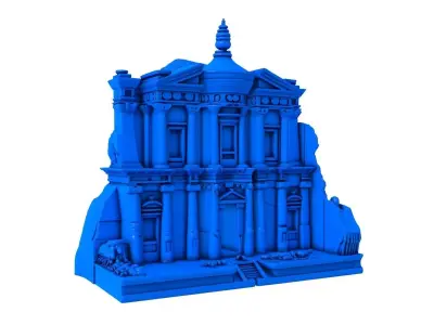 Petra - ancient city - architecture 3D print model