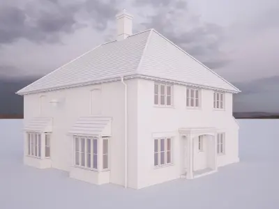 British House Bosc 3D 3D model