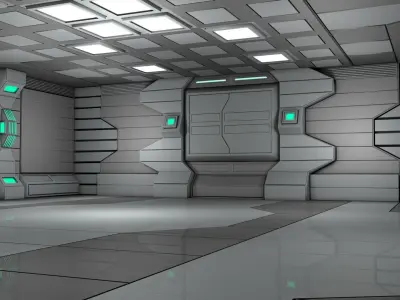Sci Fi Room  3D model